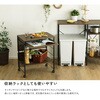 VDDZ-WAL ヴィンテージ調 スライド棚付きミニデスク ホームテイスト 81284501
