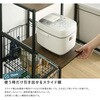 VRZ-L-SBO ヴィンテージ調 カゴ付きキッチンラック ロータイプ ホームテイスト 81283907