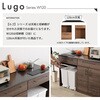 SH-22-CKS120-BD-GY 日本製 特殊鋼板を使った組み合わせキッチンカウンター【Lugo-ルゴ-】120cm 扉収納+ゴミ箱上カウンター ホームテイスト 81283925