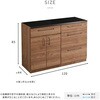 SH-22-CKS120-CD-GY 日本製 特殊鋼板を使った組み合わせキッチンカウンター【Lugo-ルゴ-】120cm 引き出し収納+扉収納 ホームテイスト 81284345