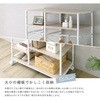 FHWZ-90-WOK さわやかな 調節可能2連ハンガーラック ホームテイスト 81284388