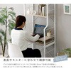 FDZ-60-WOK さわやかな 調節可能スライド棚付きハイタイプデスク ホームテイスト 81284537