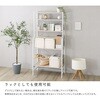 FDZ-80-WOK さわやかな 調節可能スライド棚付きワイドハイタイプデスク ホームテイスト 81284598