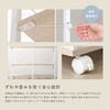 FSWZ-80-WOK さわやかな 調節可能棚付きスリムワゴン 80cm ホームテイスト 81284641