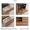 SH-22-CKS120-AC-GY 日本製 特殊鋼板を使った組み合わせキッチンカウンター【Lugo-ルゴ-】120cm オープン収納+引き出し収納 ホームテイスト 81284765