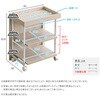 さわやかな 調節可能ワークアシストワゴン ホームテイスト