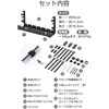 EKCWCT01BK ケーブルトレー デスク下 クランプ式 伸縮 幅36.3～55cm 電源タップ収納 2WAY(デスク上/下) 耐荷重20kg エレコム 81293680