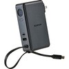 EC-C56LMN モバイルバッテリー コンセント一体型 10000mAh 最大67W 高出力 USB-Cケーブル内蔵 PD PPS対応 残量表示 エレコム 81293759