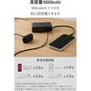 EC-C56LMN モバイルバッテリー コンセント一体型 10000mAh 最大67W 高出力 USB-Cケーブル内蔵 PD PPS対応 残量表示 エレコム 81293759