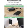 EC-C56LMN モバイルバッテリー コンセント一体型 10000mAh 最大67W 高出力 USB-Cケーブル内蔵 PD PPS対応 残量表示 エレコム 81293759
