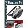 ZSB-SB01P14BK メッセンジャーバッグ ショルダーバッグ 14インチPC対応 撥水 衝撃吸収 小物整理ポケット付 ZEROSHOCK エレコム 81293811