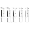 P0036 レシプロ用コーティングヤスリセット細目 リューター(日本精密機械工作) 81301906