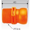3/4 コネクタPT3/4(4個入) VERTEX(バーテックス)