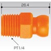 1/4 コネクタPT1/4(4個入) VERTEX(バーテックス)