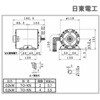 0.2kw TO-KN 2P 三相 0.2kw TO-KN 2P 脚取付 全閉(外扇)屋内型 モータ 日東電工 81318740
