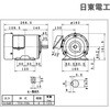 0.4Kw TFO-FKN 6P 三相 0.4Kw TFO-FKN 6P 脚取付 全閉(外扇)屋内型 モータ 日東電工 81318785