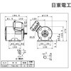 0.2Kw TOA-KN 4P 三相 0.2Kw TOA-KN 4P 脚取付 全閉(外扇)屋外型 モータ 日東電工 81318828