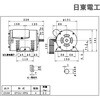 250w EFOU-KRN 4P 単相 250w EFOU-KRN 4P コンデンサ始動式 開放防滴型 モータ 日東電工 81318855