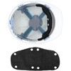 J2751-BK ヘルメット用吸汗タオルパッド セーフラン安全用品 81355149