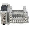 TVG1B-B04CS3JA4D-05D プラグインブロックマニホールド パイロット式3・5ポート弁 ベース配管 TVG1BシリーズEtherNet/IP(PNP出力)(マニホールドベースのみ) CKD 81364371