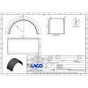 70JF116041540 樹脂製フェンダー【LAGO社製】WHEELMATE 信和自動車工業 81366787