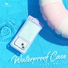 ケースにいれたまま写真撮影や通話ができる 水に浮く防水ケース ペールアイリス(MOT-WPCUKU-PU) MOTTERU