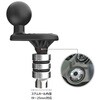 RAM-B-342W-2U フォークステムウェッジベース 内径Φ19-25mm対応スペーサー 1インチボール ラムマウント 81377120
