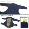 RR10108BK CE Lv.2 ステルスフィットデニムニープロテクター ラフアンドロード 81378985