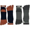 PWS-1465-MK STRONG HARD 五本指 ミドル 大寸 2P PUMA WORK SOCKS 81381801