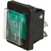 Arcolectric (Bulgin) Ltd ロッカースイッチ DPST イルミネーション：あり カットアウト幅：22.1mm C1353ALGNCB ARCOLECTRIC
