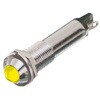 Dialight パイロットランプ， 24V dc， 黄， 実装ホールサイズ:9mm， 609-1312-140F DIALIGHT