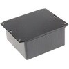 Hammond， 難燃性ABS， 高さ：55 mm， 奥行き：120 mm 1591UFLBK HAMMOND
