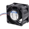 ebm-papst 軸流ファン 電源電圧：24 V dc， DC， 40 x 40 x 25mm， 414JHH EBM PAPST
