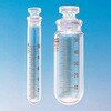 ー Fine透明共栓丸底沈殿管 30mL 目盛付き 10入 TGK(東京硝子器械) 81457655