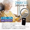 AFF-SLP001 スタンドルーペ 2WAY 3.5倍 25倍 LED ブラックライト ハンディ スタンド メディアカバーマーケット 81740578