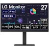 27BF440B-B 27インチ 液晶ディスプレイ(1920x1080/IPS/アンチグレア/D-Sub/HDMI/DP/高さ調整/ピボット/スイベル/3年保証) LG 81741025