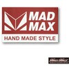 O93-0001-01 MADMAXオリジナル アルミ製 ショート管マフラー用 耐熱ステッカー MAD MAX(マッドマックス) 81776829