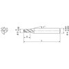 MSUS340S  1.5 自動旋盤用ステップ加工用3枚刃スクエアエンドミル NS(日進工具) 81790278