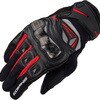 06-224/WHT/BK/L GK-224 Carbon Protect Leather Mesh-Gloves コミネ 81798267