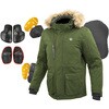 07-615/A.GRN/2XL JK-615 PROTEC WP WINTER COAT コミネ 81793690