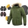 07-615/A.GRN/2XL JK-615 PROTEC WP WINTER COAT コミネ 81793690