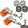 MM11-0087-SET バイク用 アルミ製 LED ミニヨーロピアンウインカー 12V MAD MAX(マッドマックス) 81817490