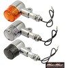 MM11-0087-SET バイク用 アルミ製 LED ミニヨーロピアンウインカー 12V MAD MAX(マッドマックス) 81817490