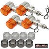 MM11-0087-SET2 バイク用 アルミ製 LED ミニヨーロピアンウインカー 12V MAD MAX(マッドマックス) 81817508