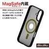 MM50-SFC-07 バイク用スマホホルダー Easy Snap専用 IPHONE16 スマートフォンケース MagSafe対応 スモーク MAD MAX(マッドマックス) 81817526