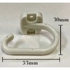 カーテンホルダー(ライトグレー) カーク産業