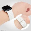 TR-AW26S-ABEW-BK Apple Watch 42mm / 41mm / 40mm / 38mm 肌触りさらさら 消臭機能付き エラストマーウェーブバンド チャコールグレー トリニティ 81824648