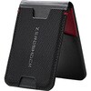 MagSafeカードケース スマホスタンド 3枚収納 磁気防止シート付属 角度調整 iPhone対応 高耐久 CORDURA生地 エレコム