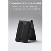 AMS-MAGCSZEROBK MagSafeカードケース スマホスタンド 3枚収納 磁気防止シート付属 角度調整 iPhone対応 高耐久 CORDURA生地 エレコム 81825077