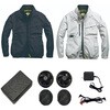 空調作業服長袖ジャケット+SBT-12 43Vファンバッテリーセット05600-SBT12 さくら電子